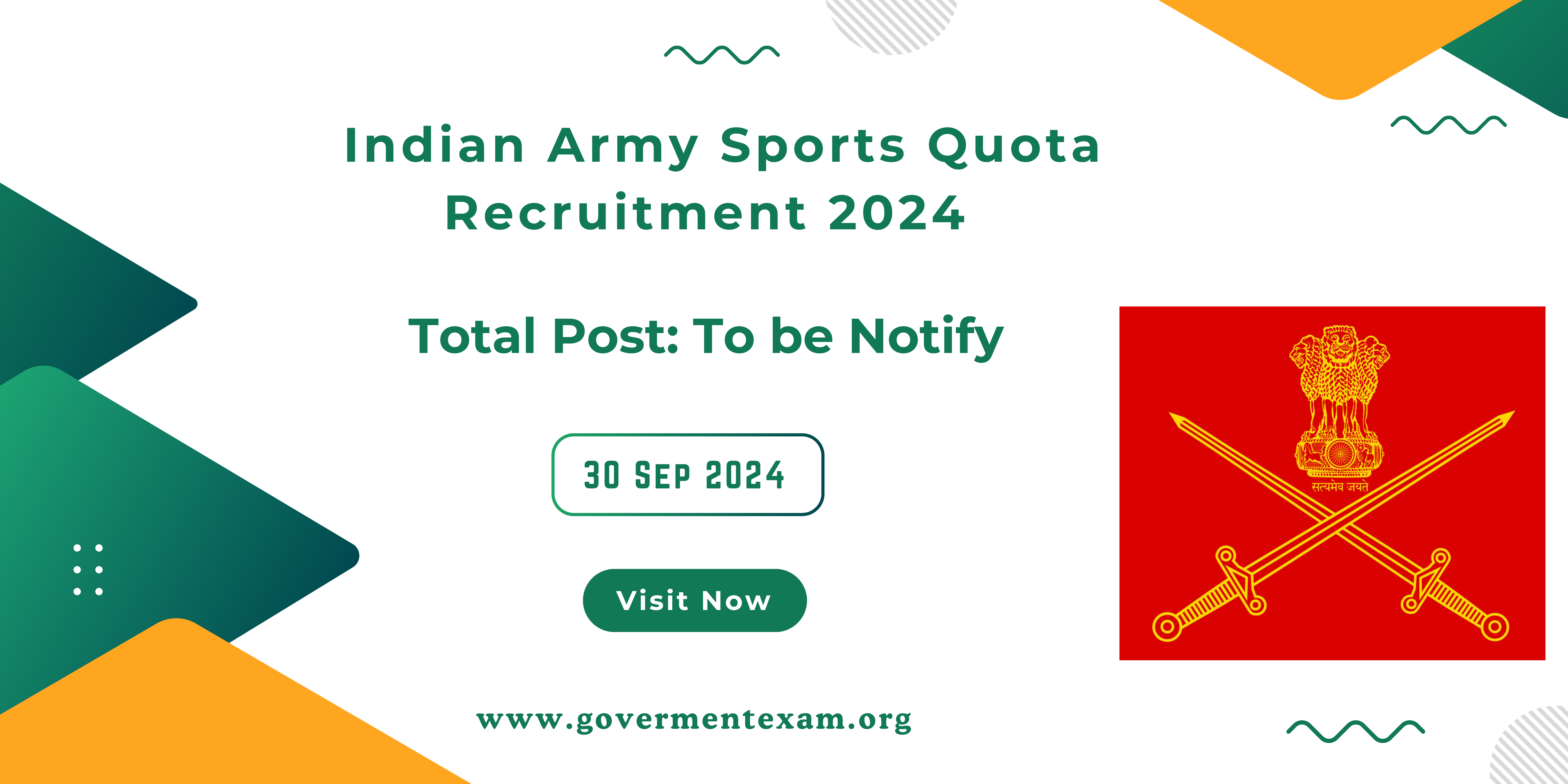 Indian Army Sports Quota Recruitment 2024: Havildar & Naib Subedar